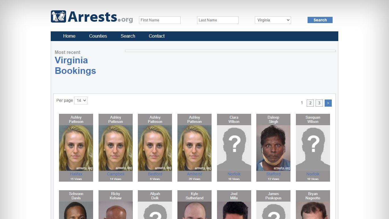 Virginia Arrests and Inmate Search